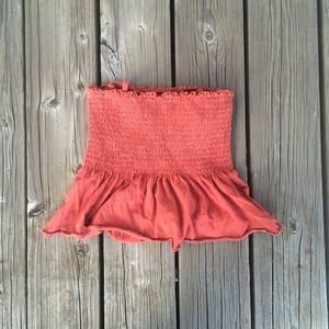 SELF TIE SMOCK BABY DOLL | FLOUNCE TOP